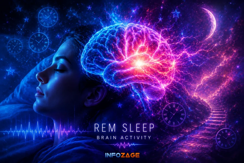 REM sleep stage and brain activity science